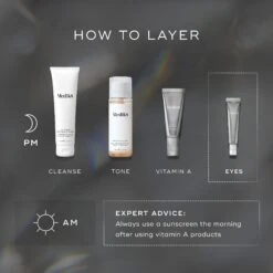 Crystal Retinal® Ceramide Eye -Rimberio Cosmetics 20230922 PDPAsset5 CrystalRetinalCeramideEye LayeringGuide ROW 1