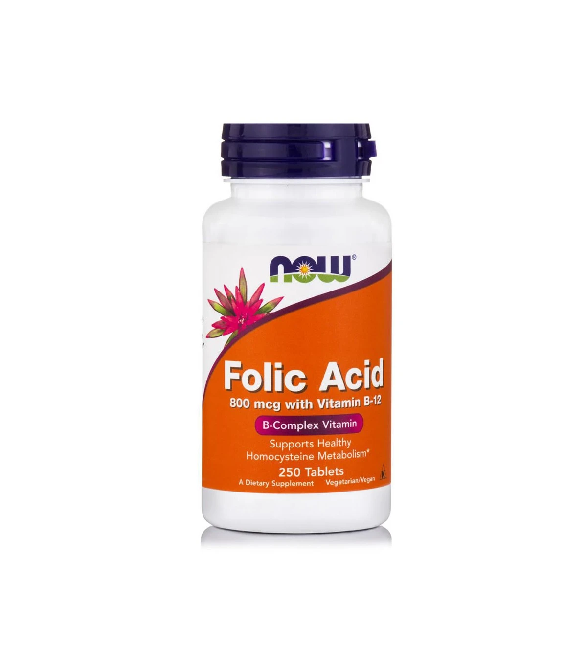 FOLIC ACID 800 MCG WITH VITAMIN B-12 250 TABLETS 2 FOLIC ACID 800 MCG WITH VITAMIN B-12 250 TABLETS