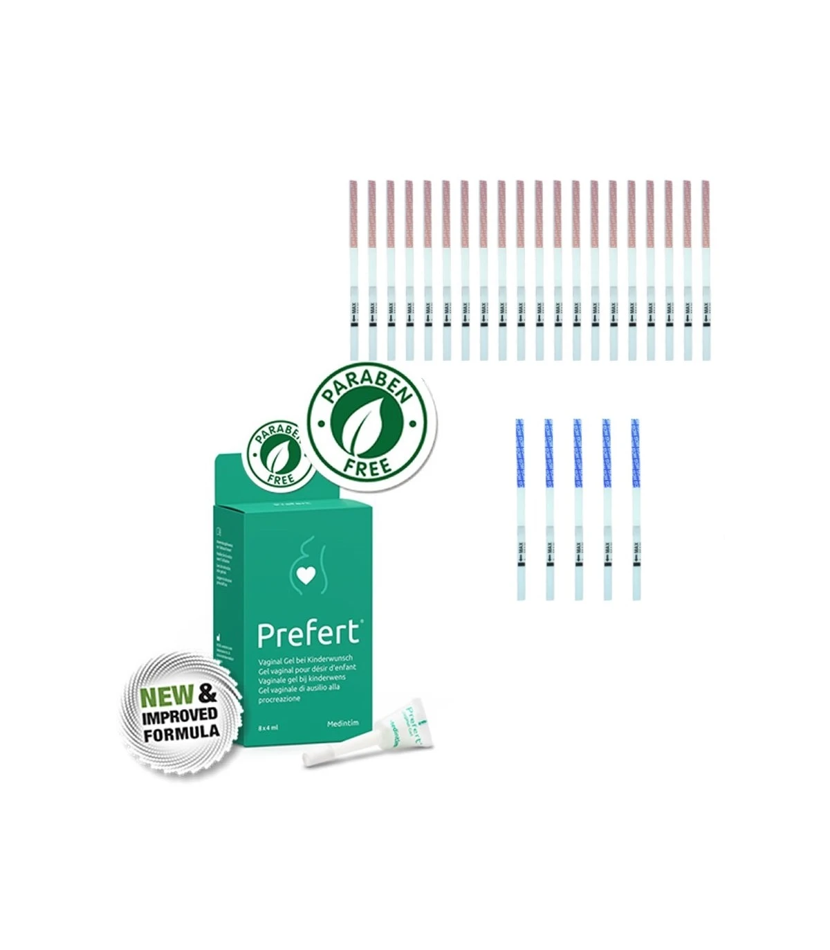 Κολπικό λιπαντικό Prefert & 20 Τεστ Ωορρηξίας σε Ταινίες & 5 Τεστ Εγκυμοσύνης σε Ταινίες 2 Κολπικό λιπαντικό Prefert & 20 Τεστ Ωορρηξίας σε Ταινίες & 5 Τεστ Εγκυμοσύνης σε Ταινίες