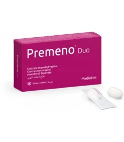 Premeno Duo κολπικά υπόθετα για την πρόληψη και θεραπεία του ξηρού κολπικού επιθηλίου (10 υπ. 5mg)